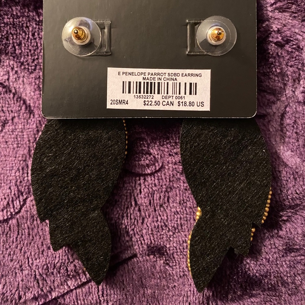 Torrid Bright Beaded Parrot Earrings - Picture 3 of 4